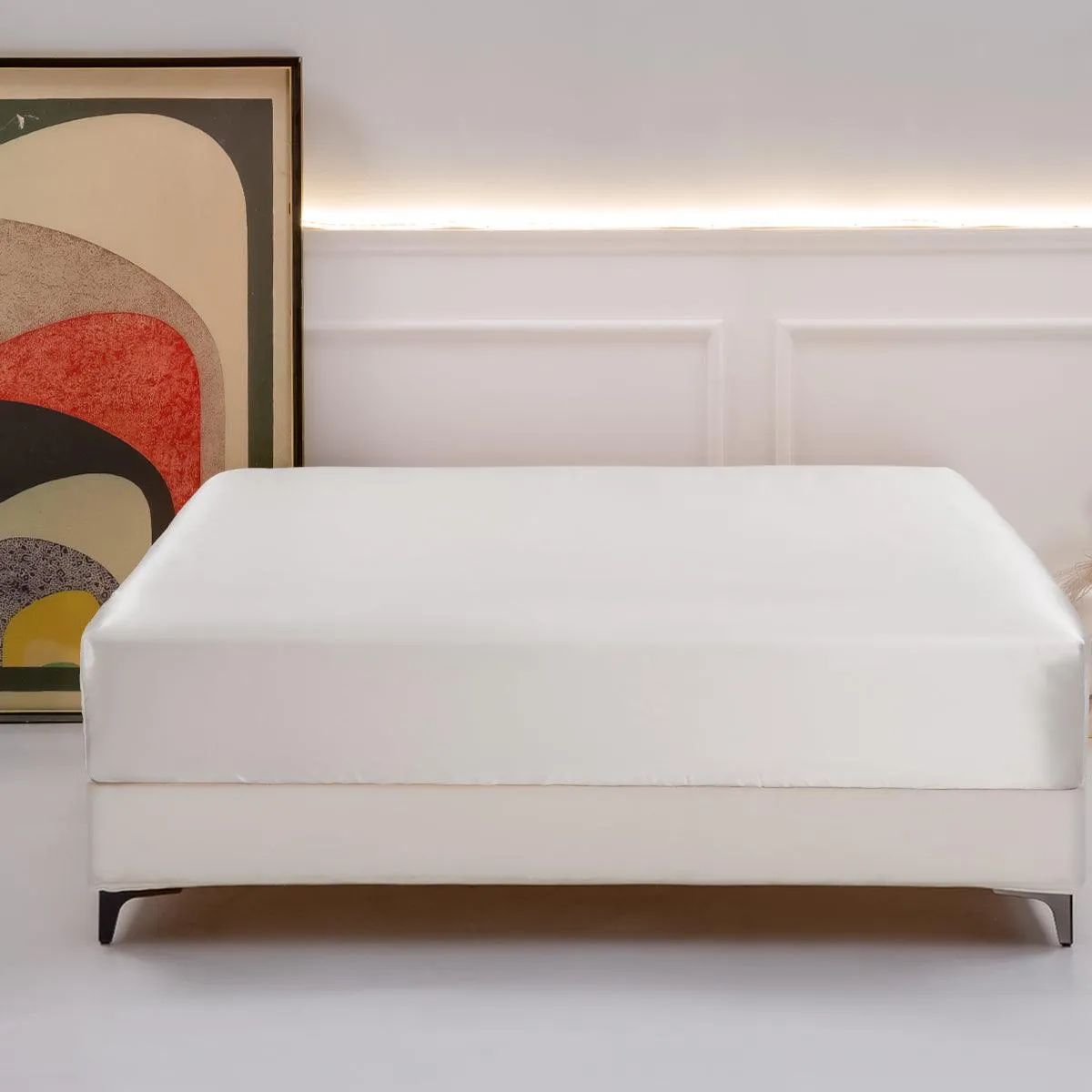 25mm 6A  100% Mulberry Silk Fitted Sheet