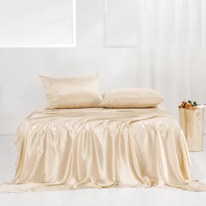 30mm 6A  100% Mulberry Silk Fitted Sheets Set 3pcs