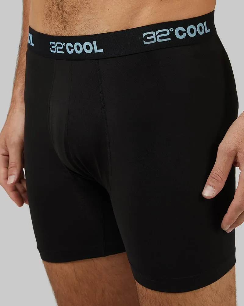 32 Degrees COOL Mens 4-PACK Quick Dry Performance Boxer Brief With Comfort Elastic Waistband