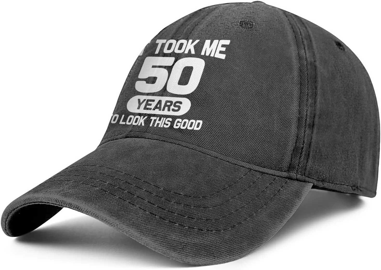 50th Birthday Gifts for Him Her 50 Year Old Gifts 1975 Birthday Vintage Hat Men Women 100% Cotton Baseball Cap