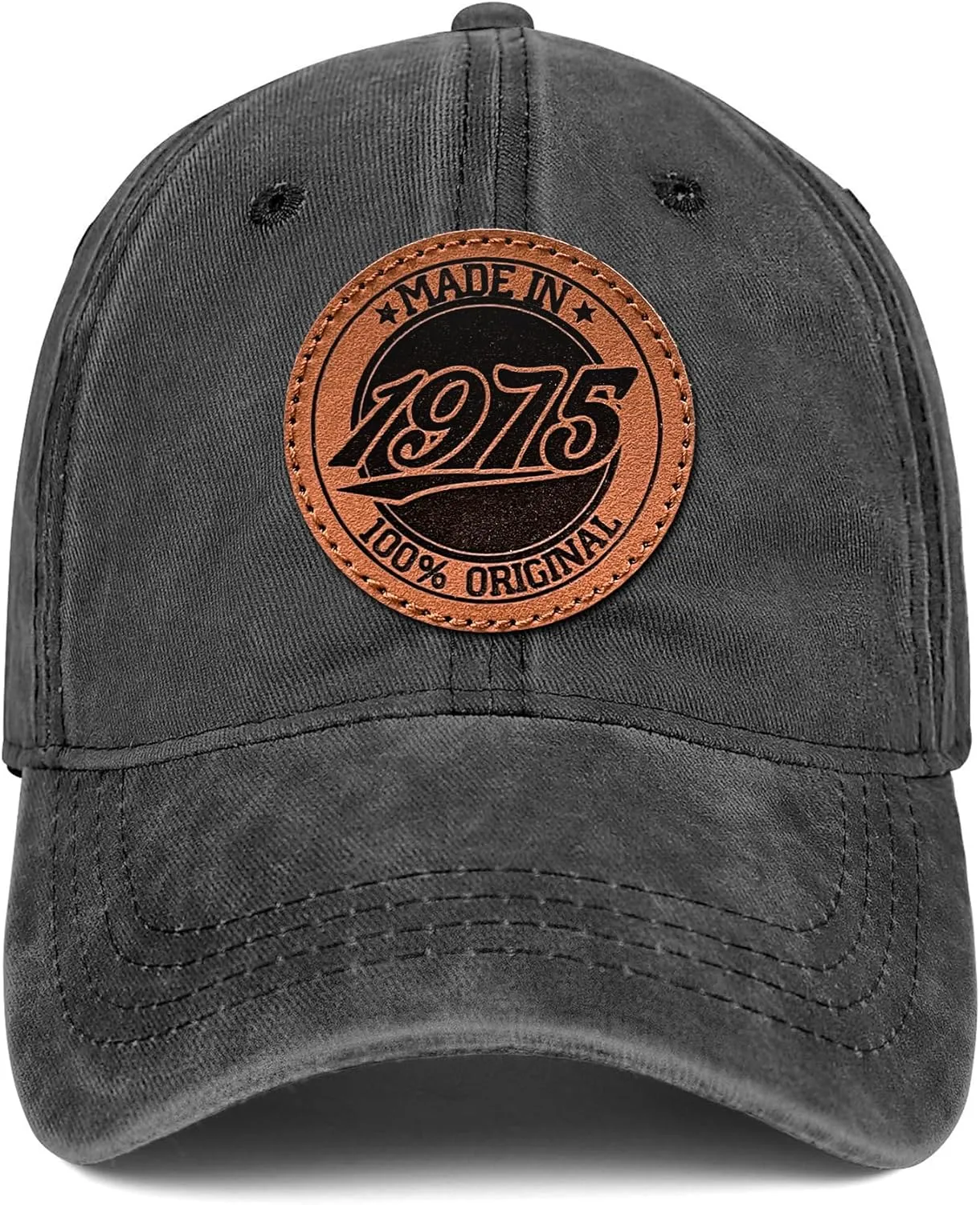 50th Birthday Gifts for Him Her 50 Year Old Gifts 1975 Birthday Vintage Hat Men Women 100% Cotton Baseball Cap