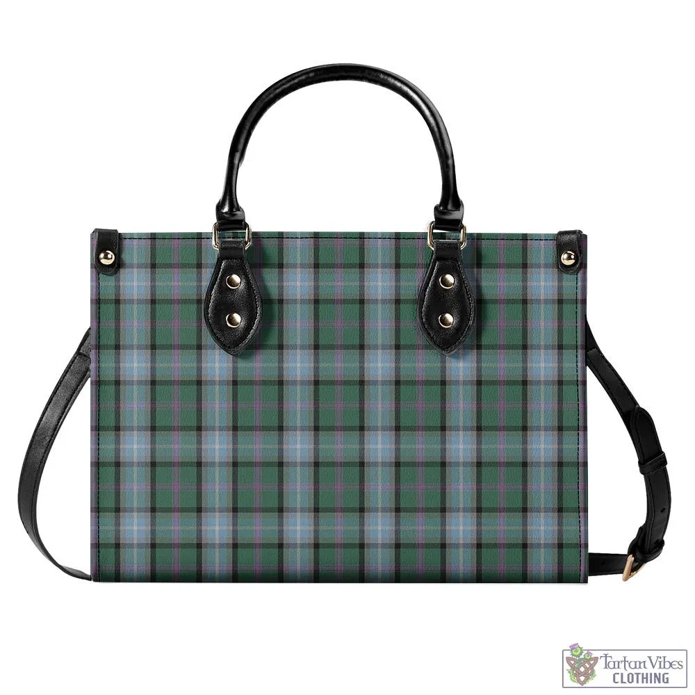 Alexander of Menstry Hunting Tartan Luxury Leather Handbags