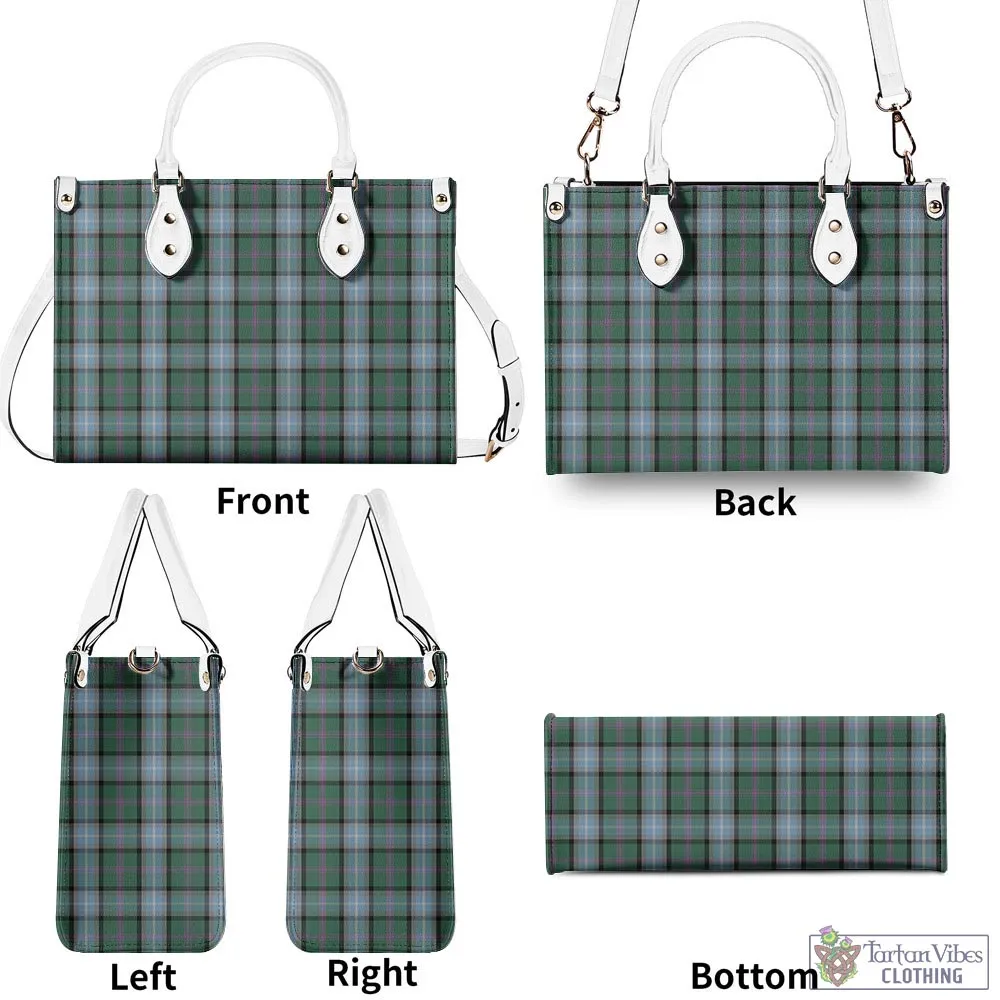Alexander of Menstry Hunting Tartan Luxury Leather Handbags