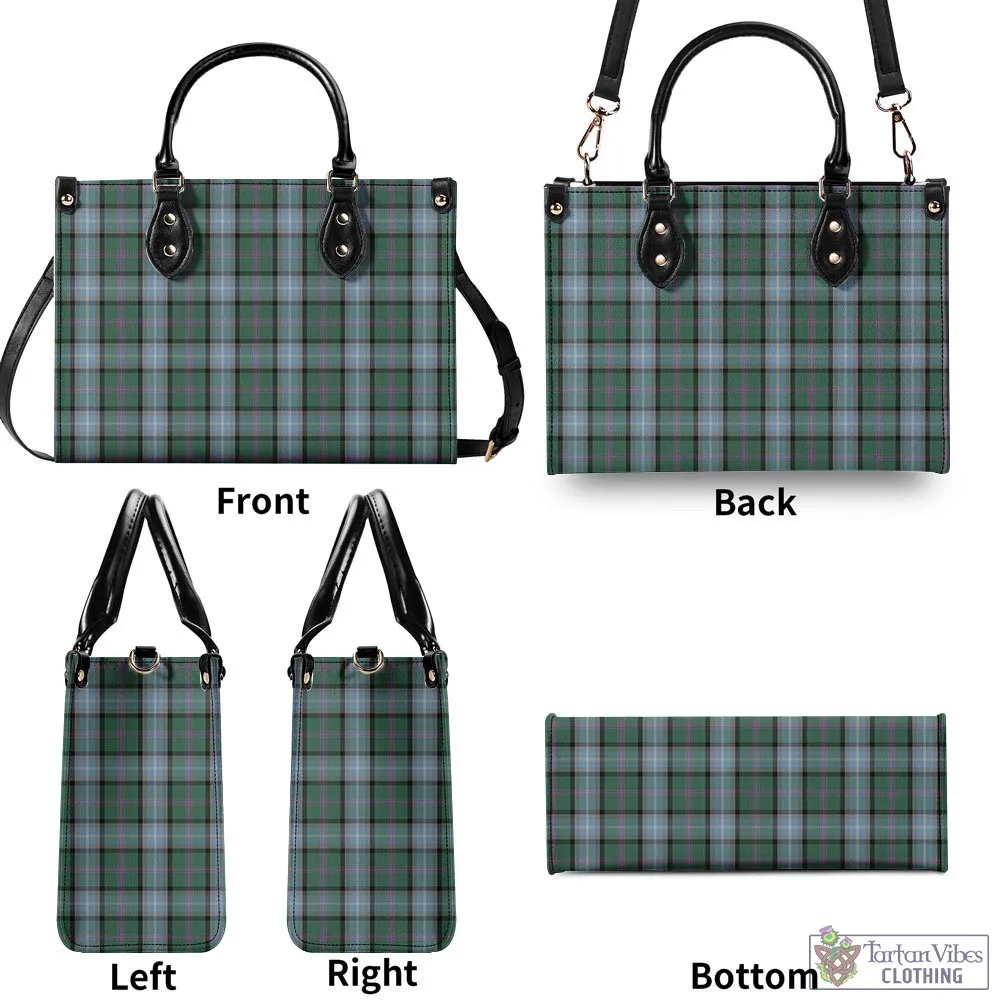 Alexander of Menstry Hunting Tartan Luxury Leather Handbags