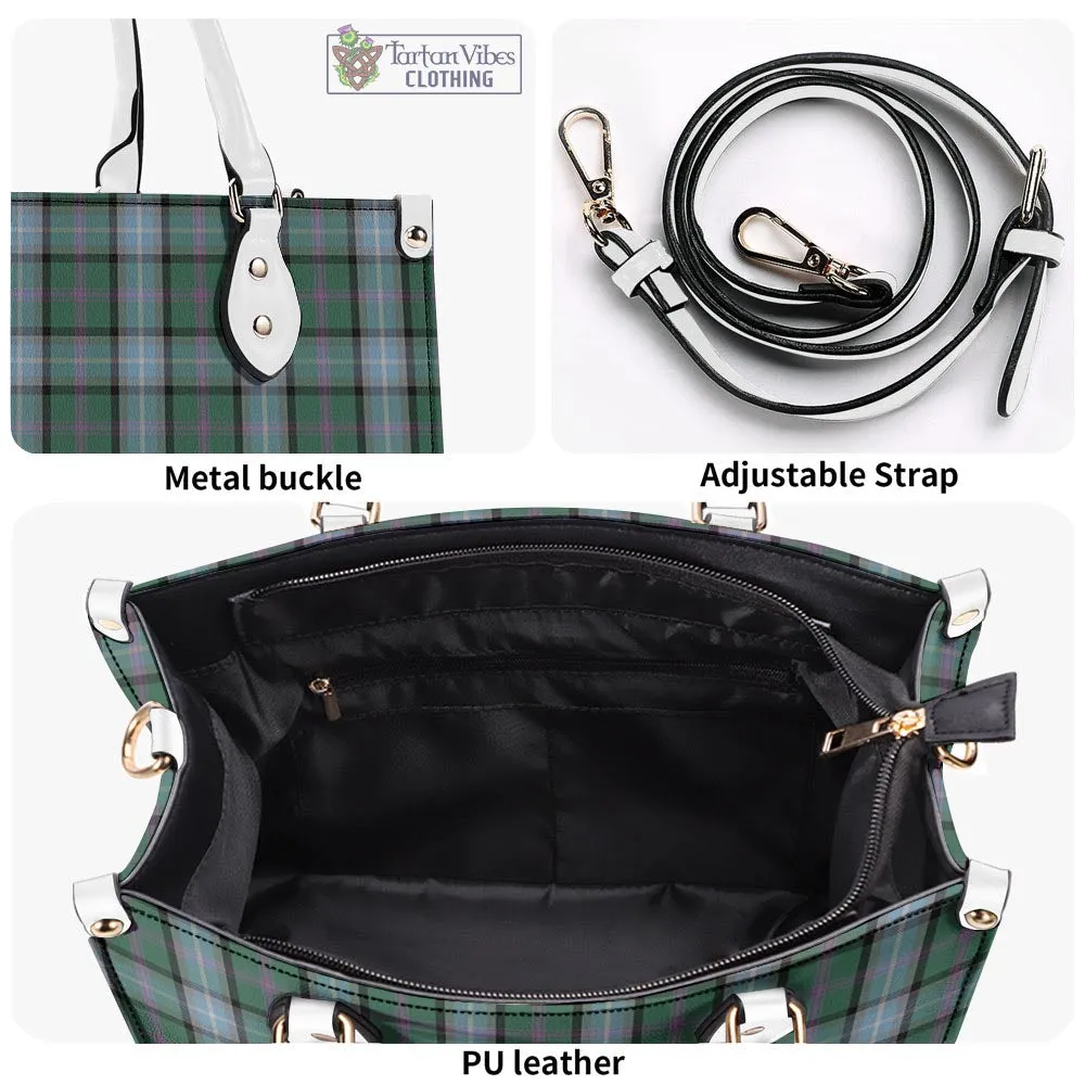 Alexander of Menstry Hunting Tartan Luxury Leather Handbags