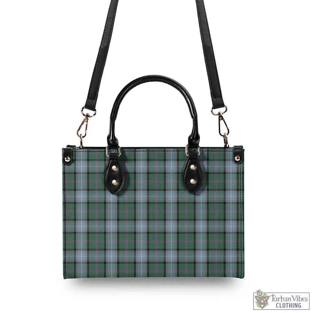 Alexander of Menstry Hunting Tartan Luxury Leather Handbags