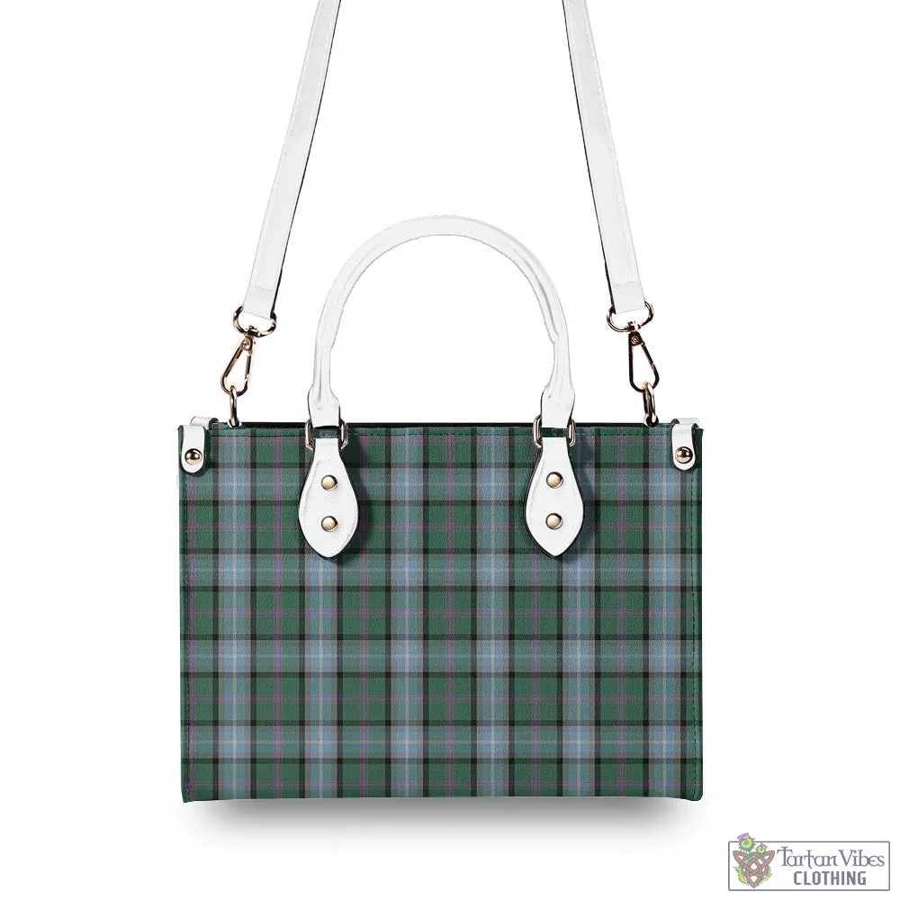 Alexander of Menstry Hunting Tartan Luxury Leather Handbags