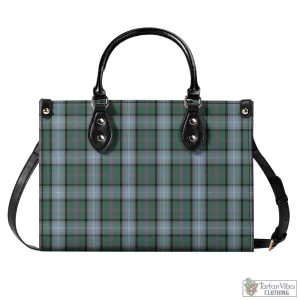 Alexander of Menstry Hunting Tartan Luxury Leather Handbags