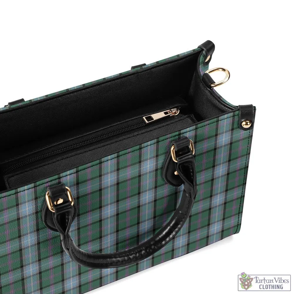 Alexander of Menstry Hunting Tartan Luxury Leather Handbags