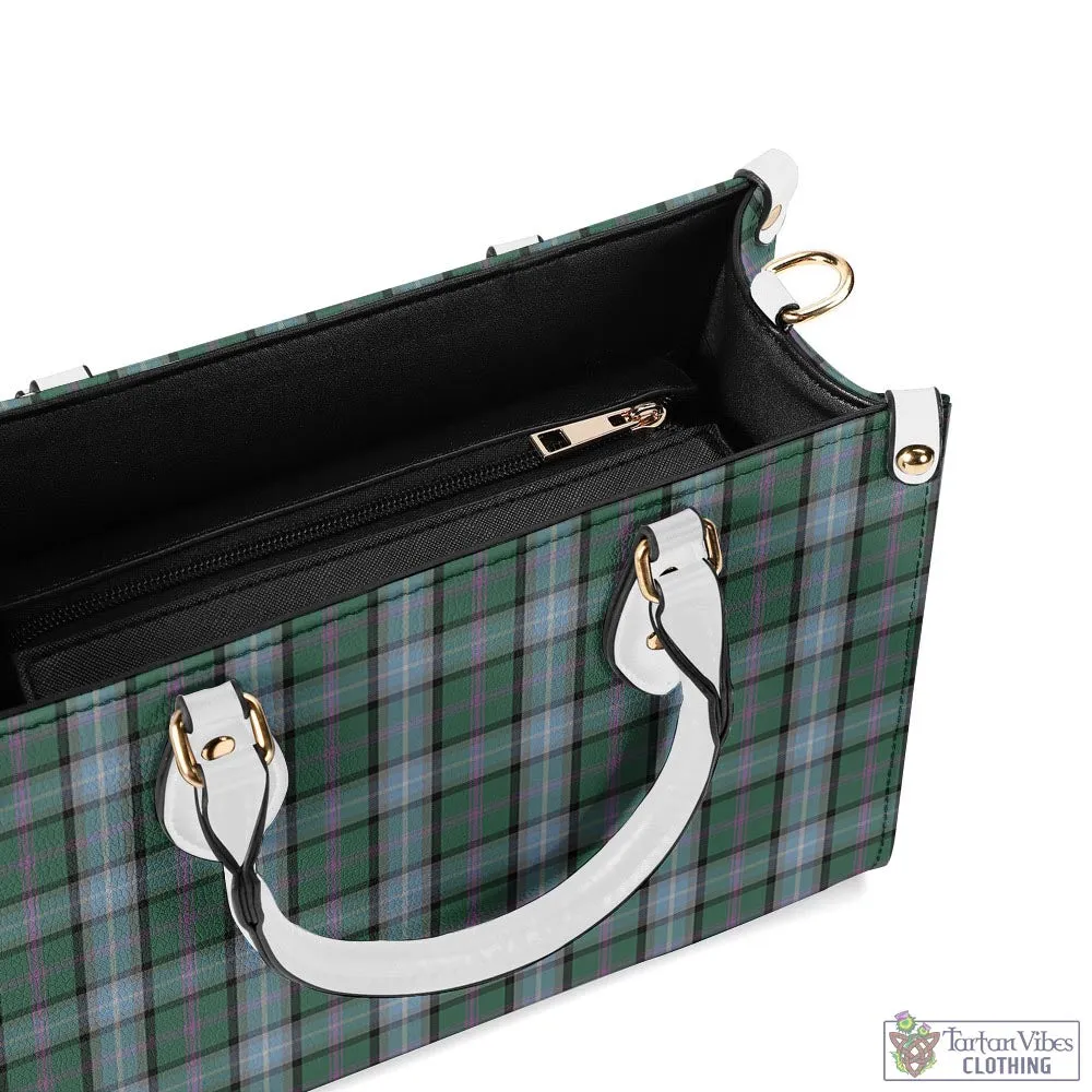 Alexander of Menstry Hunting Tartan Luxury Leather Handbags