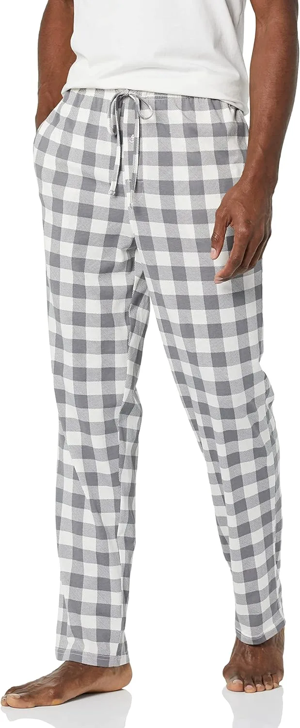Amazon Essentials Men's Cotton Knit Pajama Pant