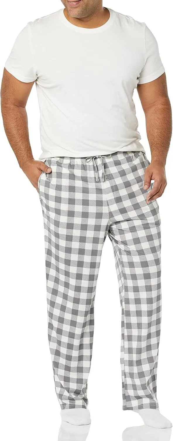 Amazon Essentials Men's Cotton Knit Pajama Pant