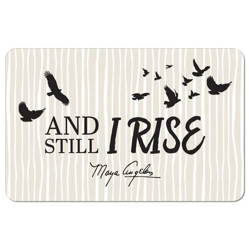 And Still I Rise Memory Foam Bath Mat