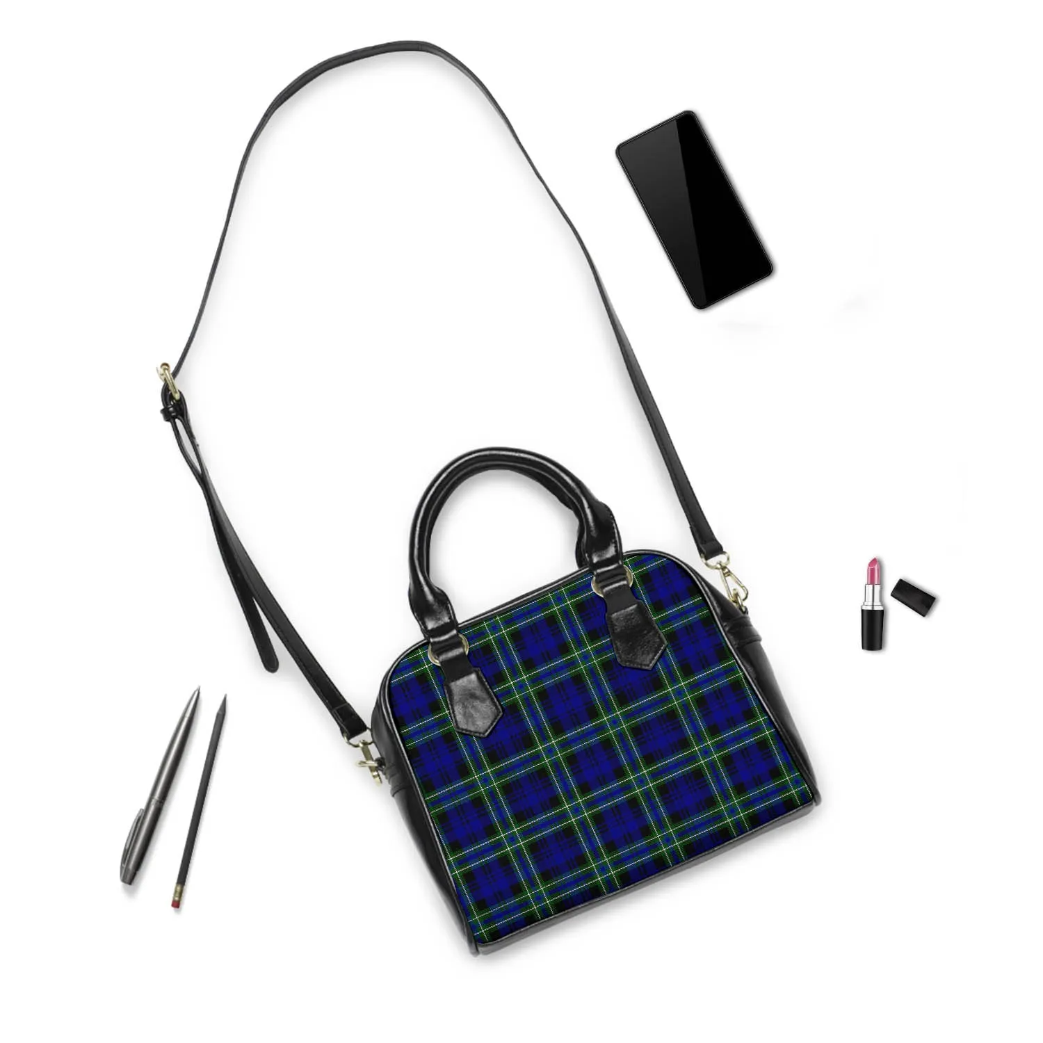 Arbuthnot Modern Tartan Shoulder Handbags
