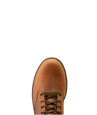 Ariat Boots, 8 Inch Logger Shock Shield Waterproof Composite Toe Work Boot, 10050840,  COPPER BROWN