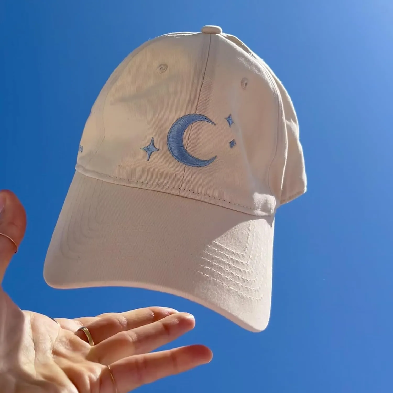 Atticus Poetry Hat, Embroidered Brushed Cotton Women??s Baseball Hat Unisex Fit, Adjustable One Size