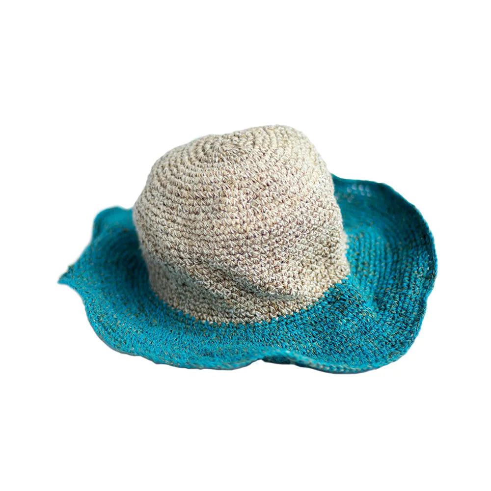 brim colour sun hat