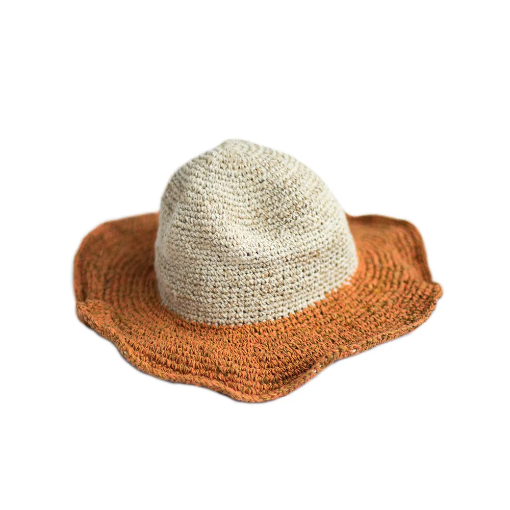 brim colour sun hat