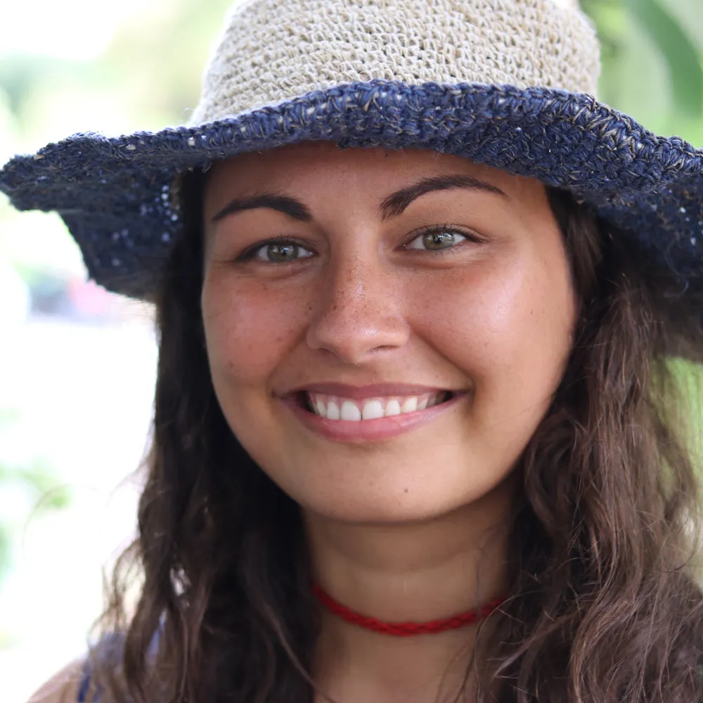 brim colour sun hat
