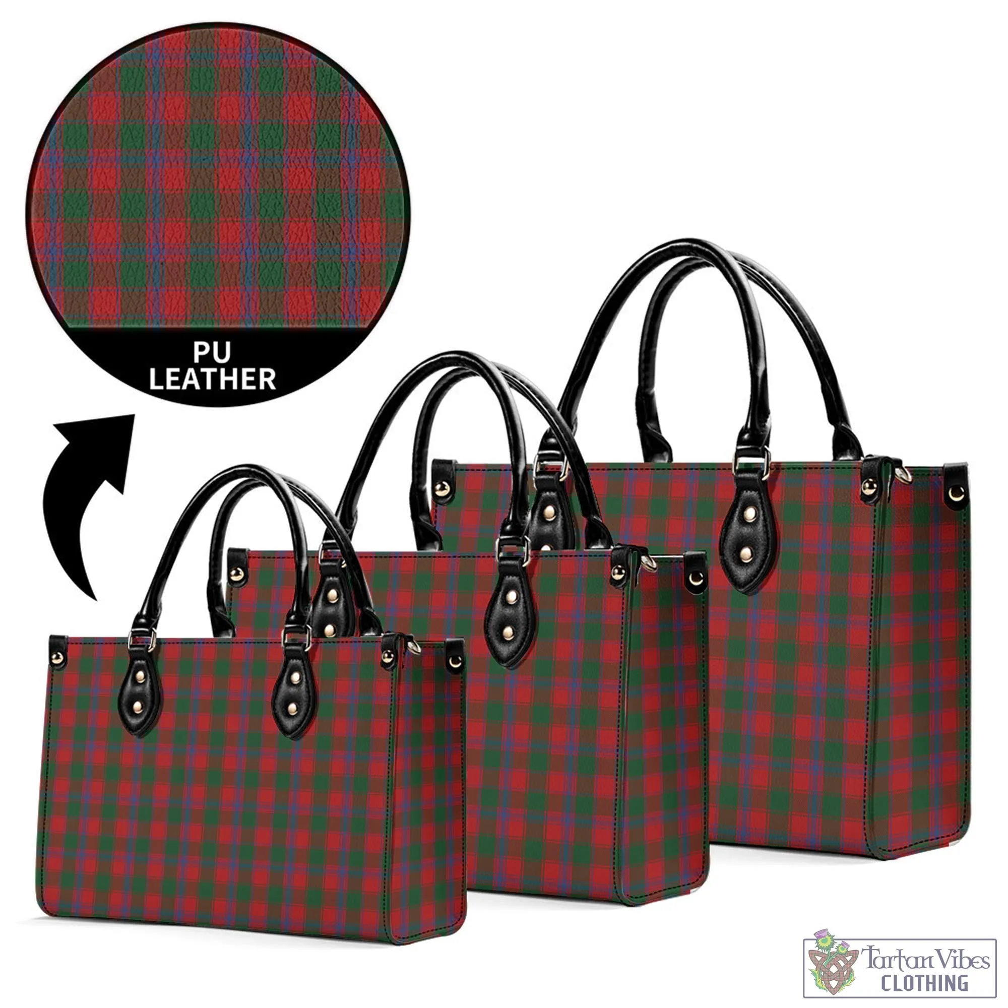Bruce Old Tartan Luxury Leather Handbags