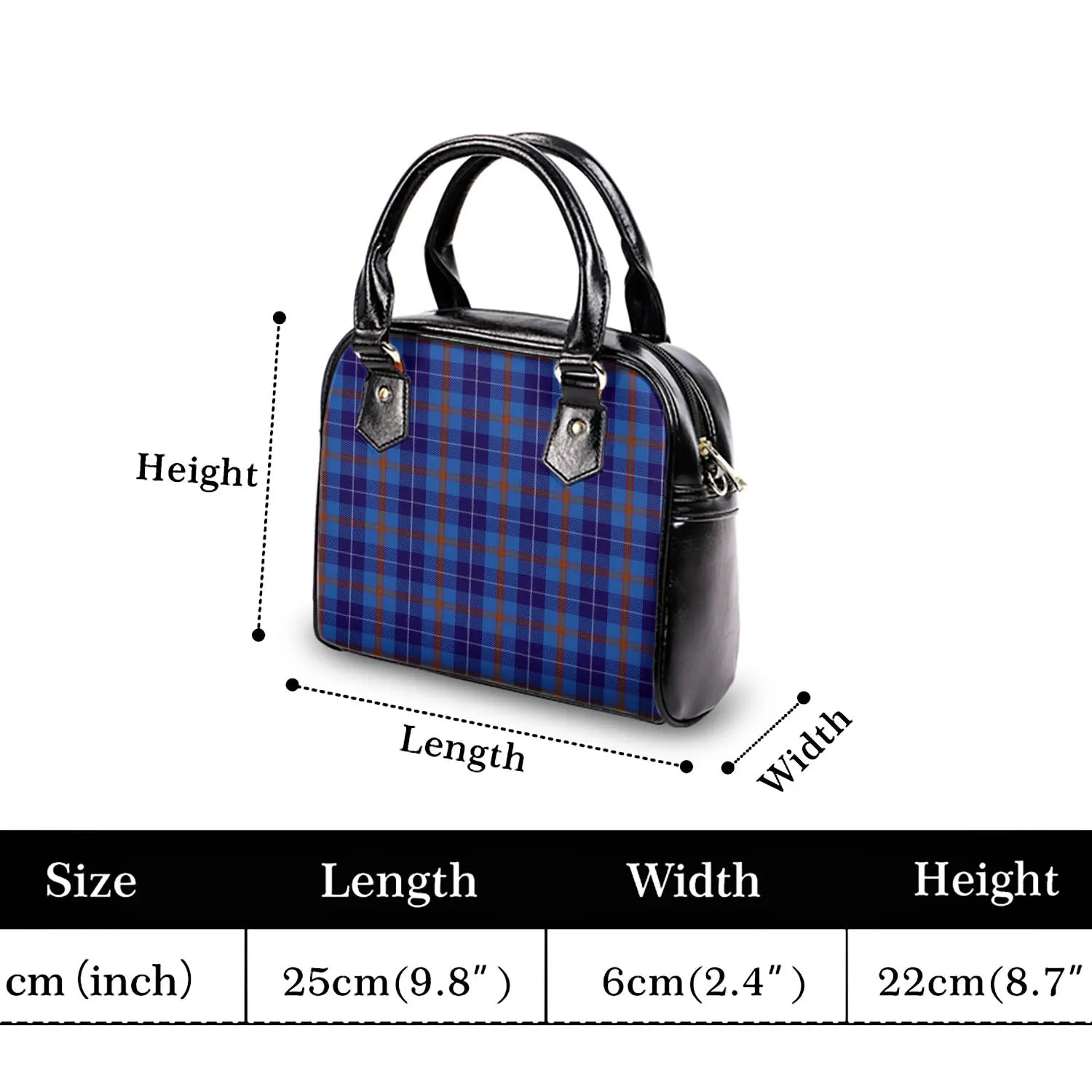 Bryson Tartan Shoulder Handbags