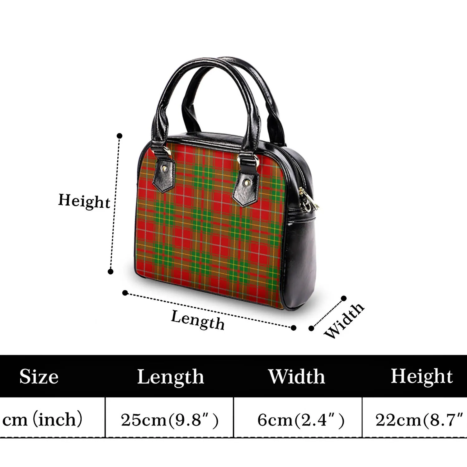 Burnett Tartan Shoulder Handbags