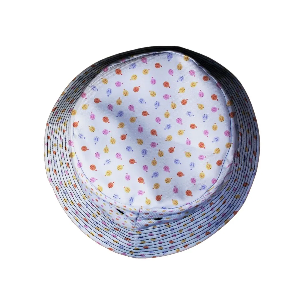Colorful Wagashi Rabbits Bucket Hat