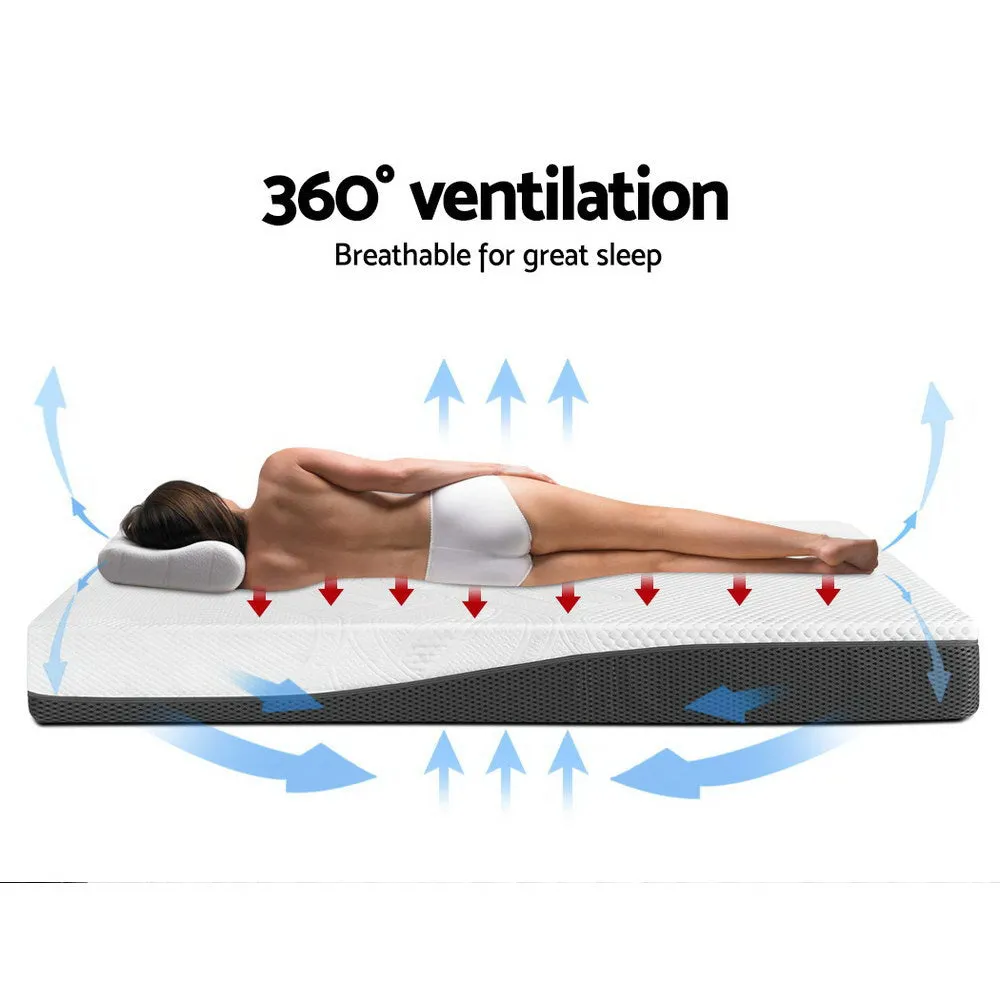 Cool Gel Memory Foam Mattress 21cm Single - Giselle Bedding