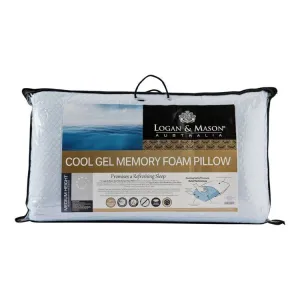 Cool Gel Memory Foam Pillow by Logan and Mason