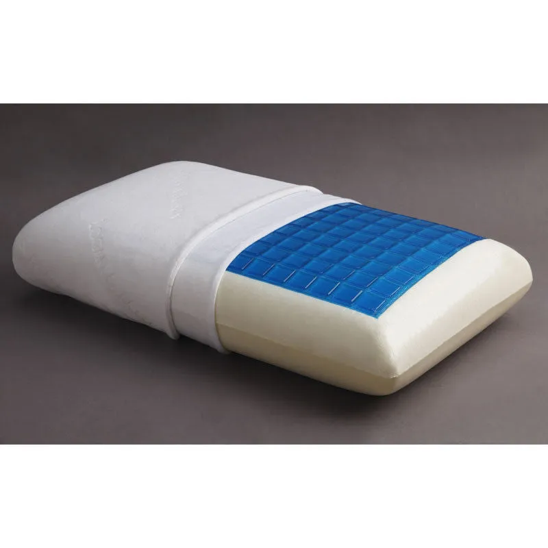 Cool Gel Memory Foam Pillow by Logan and Mason