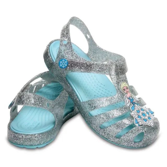 Crocs Isabella Frozen Kids-Girls Lifestyle Slippers Silver