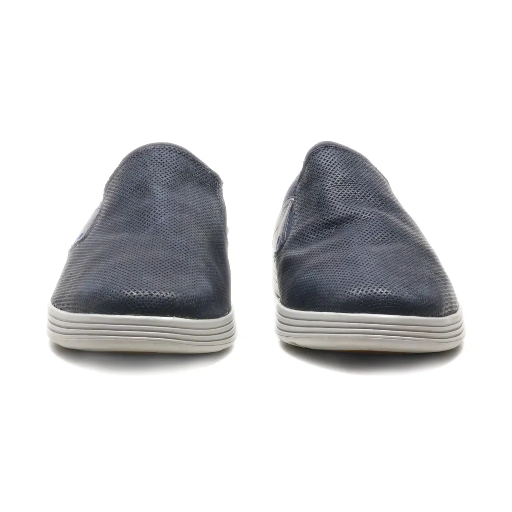 Dunham Casual Slip Ons Leather Blue Colour For Men