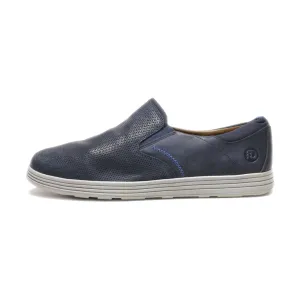 Dunham Casual Slip Ons Leather Blue Colour For Men