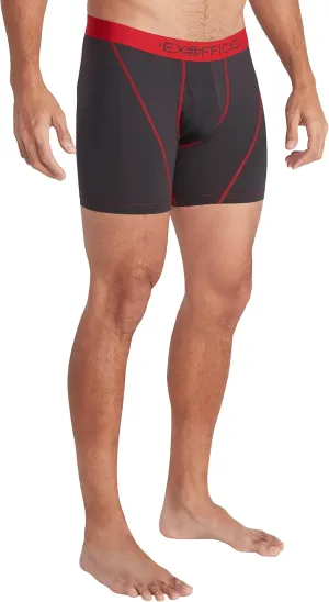 ExOfficio Men's Give-N-Go Sport 2.0 Boxer Brief 6 " Travel Underwear for Men, Breathable and Durable, Easy Clean