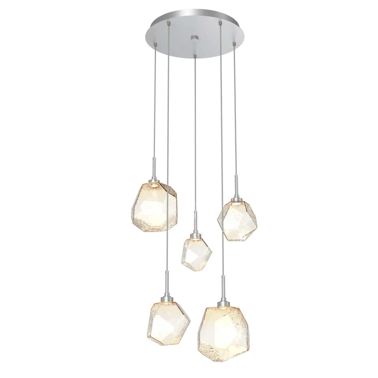 Gem Round Multi-Light Pendant Light