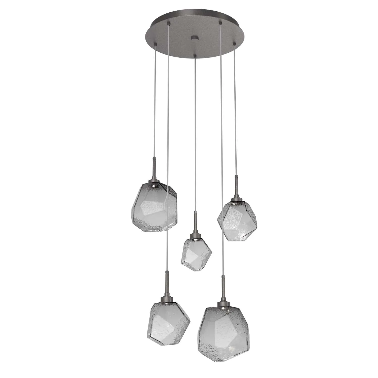 Gem Round Multi-Light Pendant Light