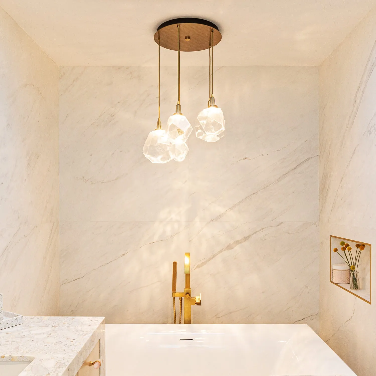 Gem Round Multi-Light Pendant Light