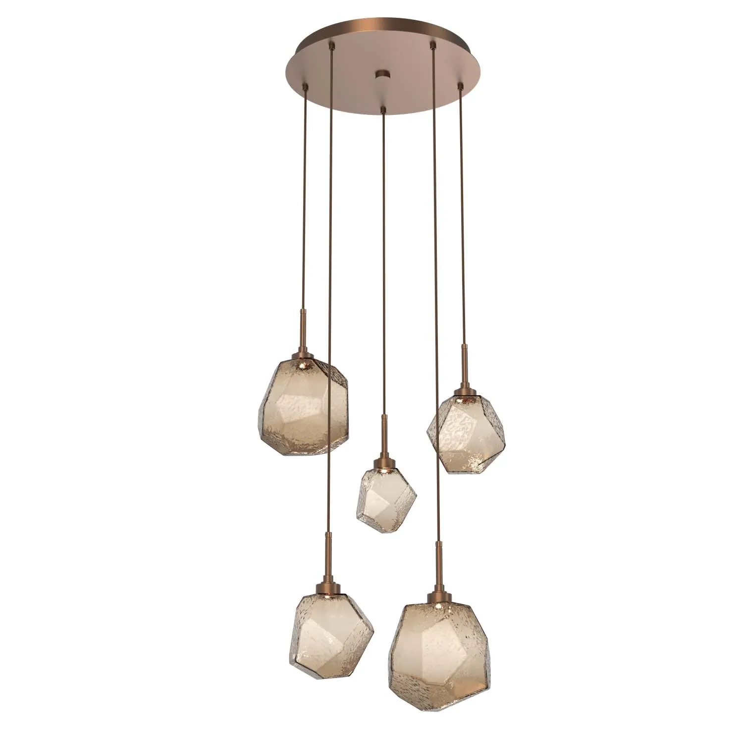 Gem Round Multi-Light Pendant Light