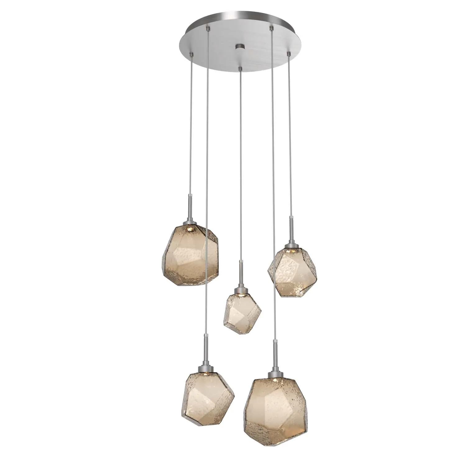 Gem Round Multi-Light Pendant Light