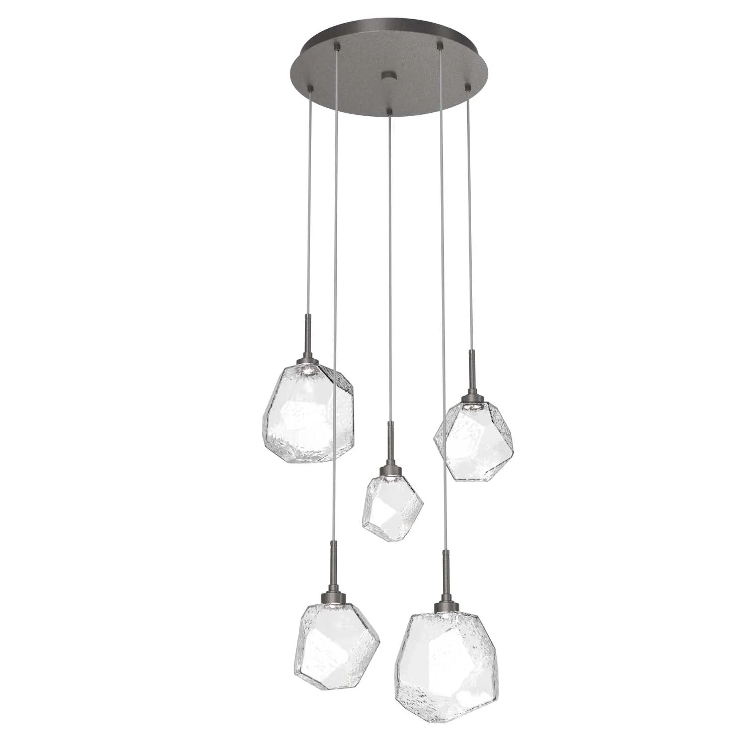 Gem Round Multi-Light Pendant Light