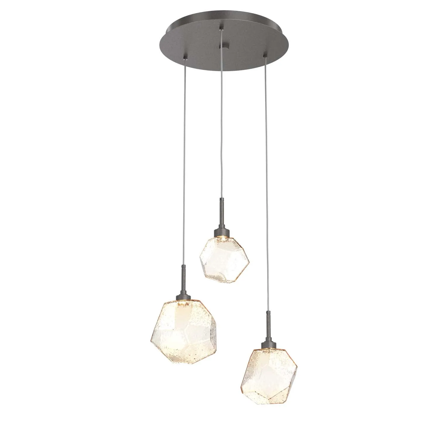 Gem Round Multi-Light Pendant Light