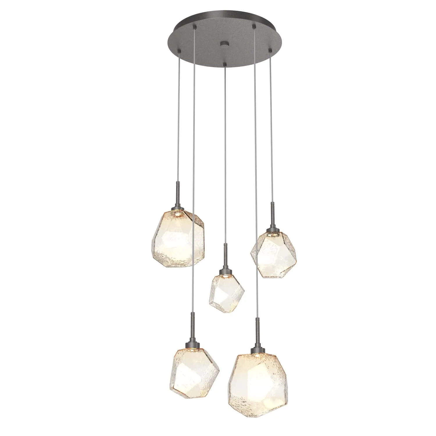 Gem Round Multi-Light Pendant Light