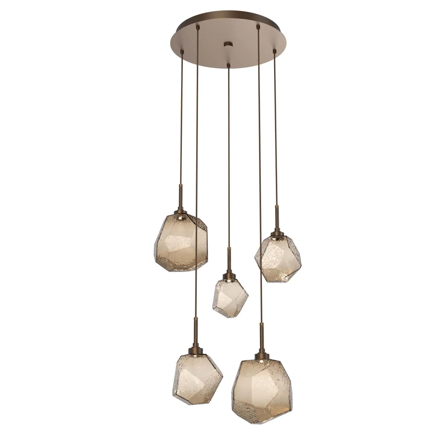 Gem Round Multi-Light Pendant Light