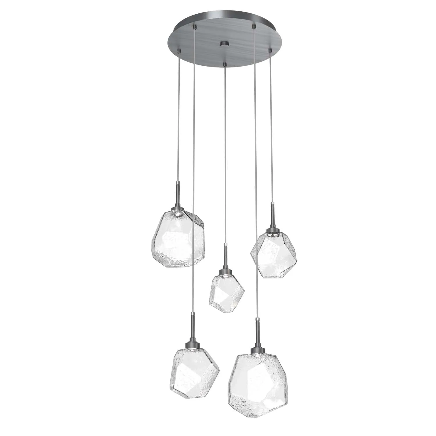 Gem Round Multi-Light Pendant Light