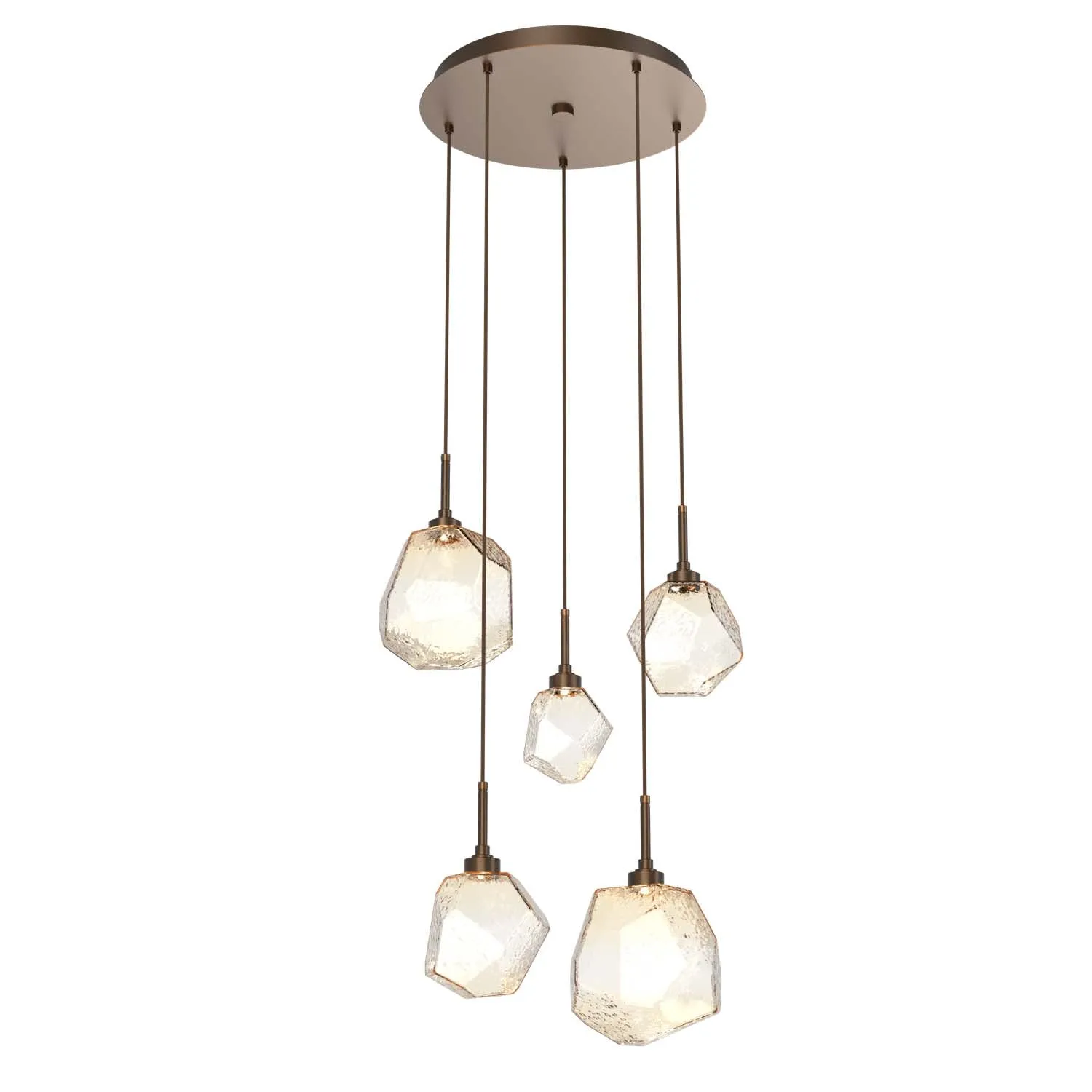 Gem Round Multi-Light Pendant Light