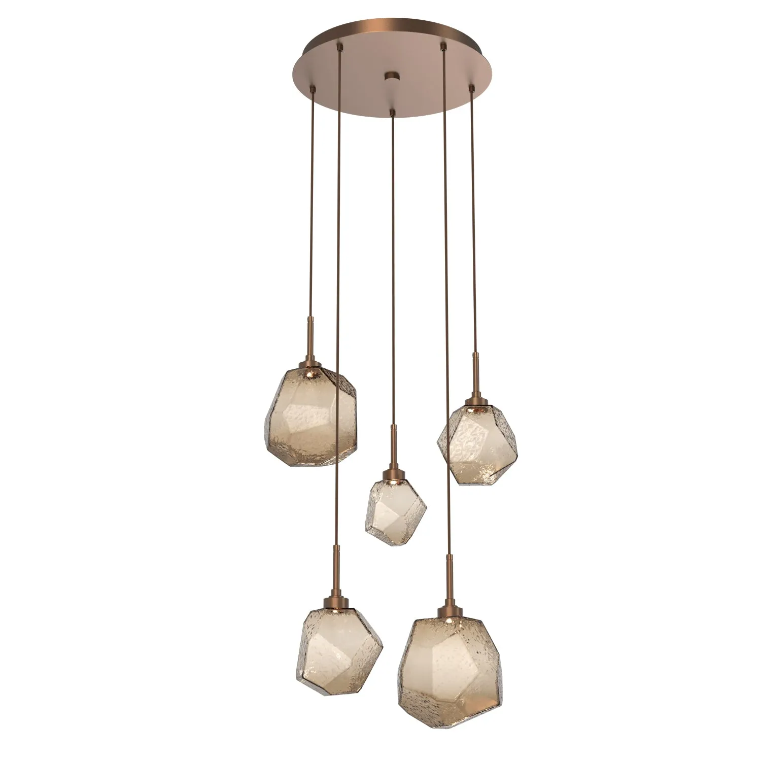 Gem Round Multi-Light Pendant Light