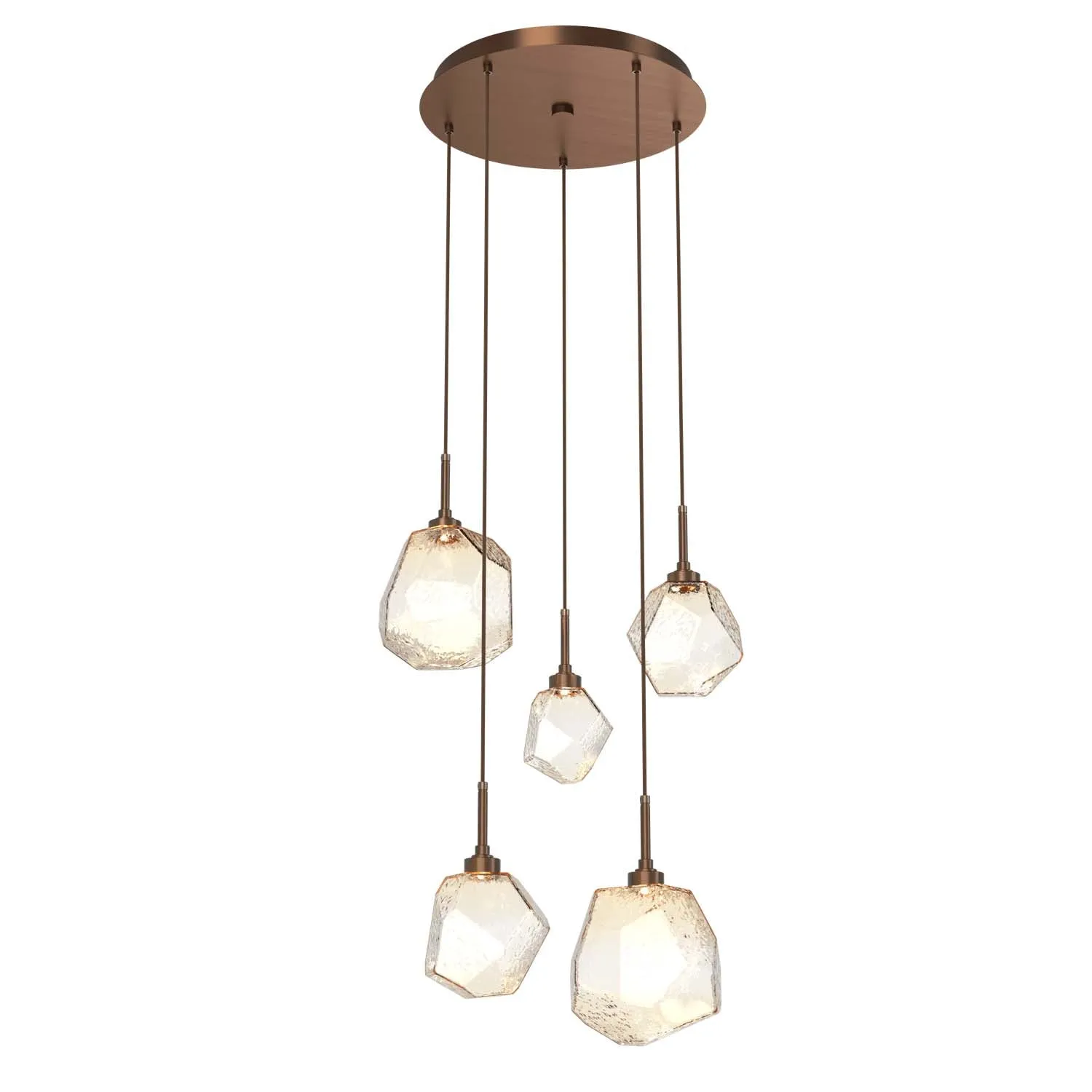 Gem Round Multi-Light Pendant Light