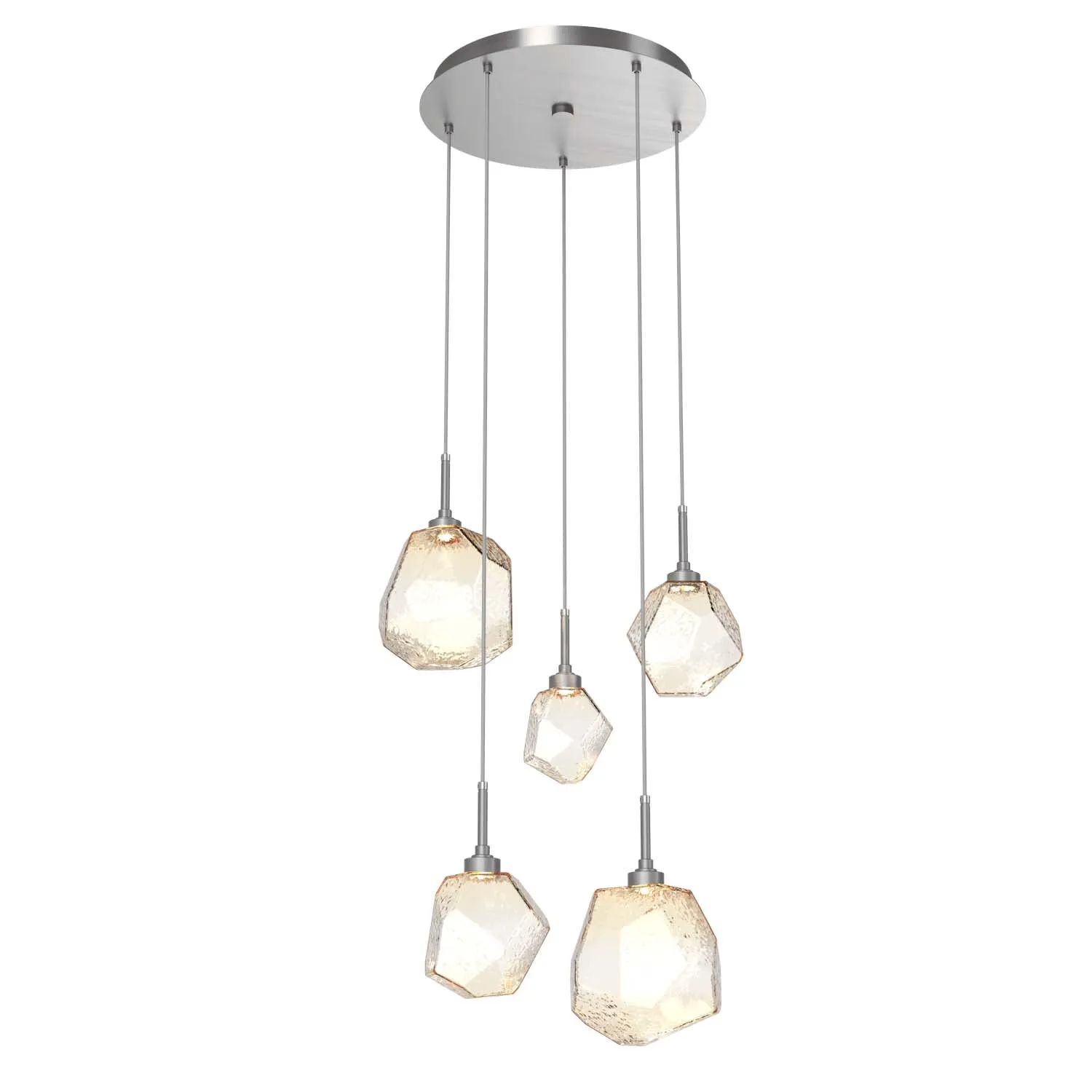 Gem Round Multi-Light Pendant Light