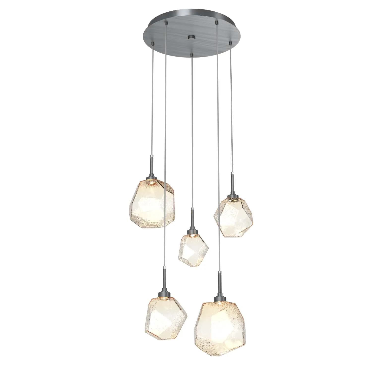 Gem Round Multi-Light Pendant Light