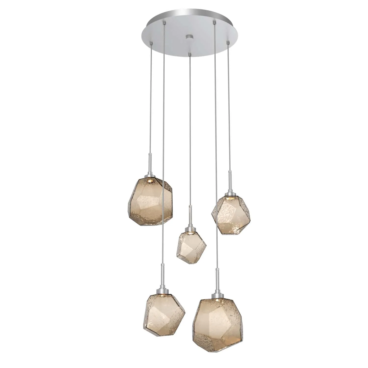 Gem Round Multi-Light Pendant Light